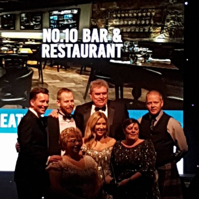 Tourism Award for No.10 Bar & Restaurant! 